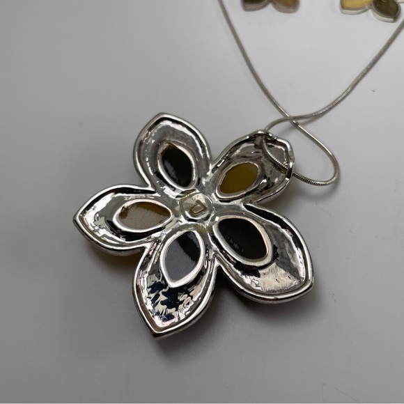 Stain Glass Style Necklace and Earring Set - Picture 15 of 16